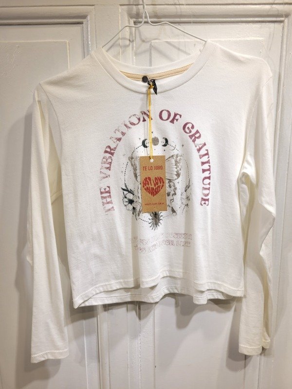 Producto - Remera TE LO JURO crudo gratitud Nueva Talle 12 años - PRECIO: 12X