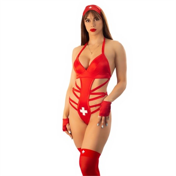 Producto - Disfraz enfermera Rojo