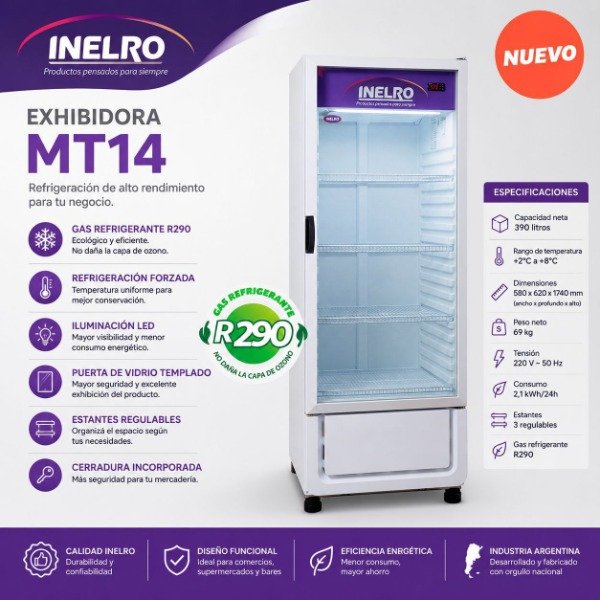 Producto - EXHIBIDOR VERTICAL INELRO MT-14 - 355LTS