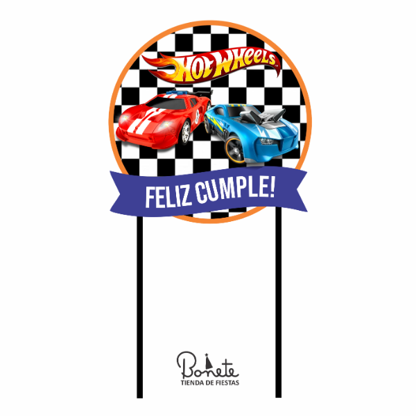 Producto - Hot Wheels Topper torta