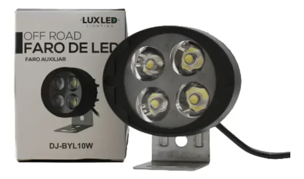 Producto - FARO DE LED AUXILIAR MOTO 12V 10W 3000 LUX LED LIGHTING