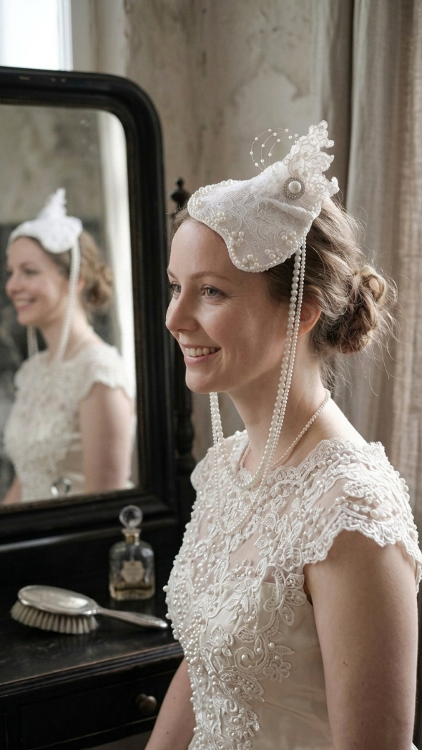 Producto - Fascinator Perlas y Strass
