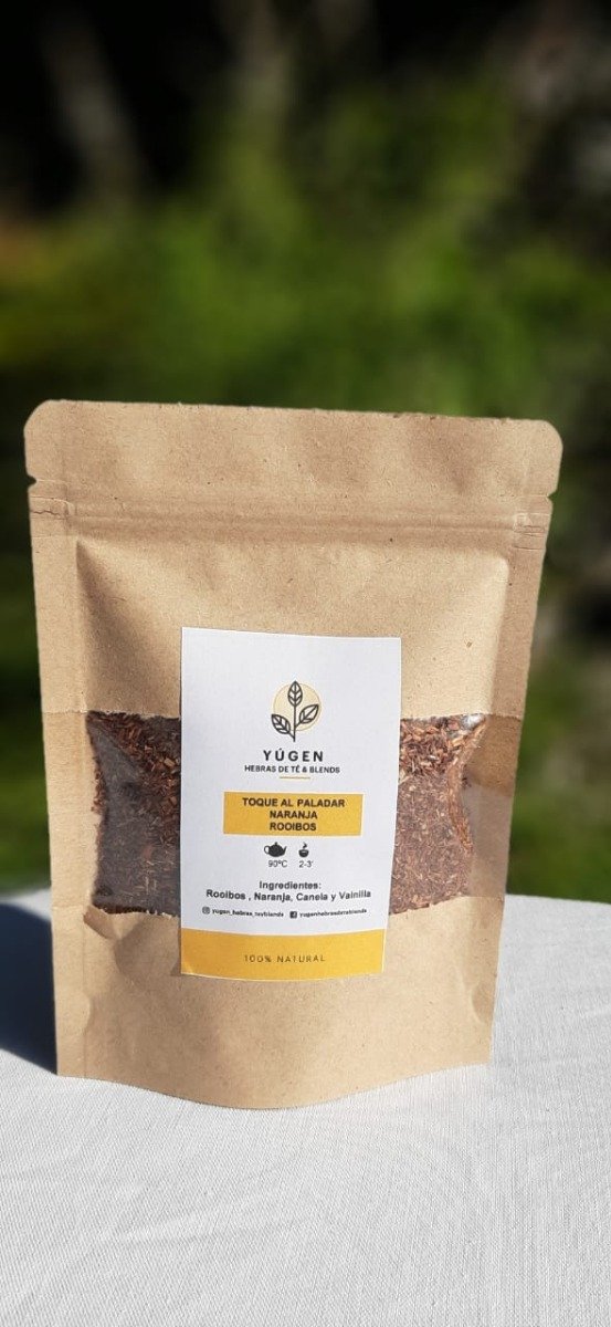 Producto - TOQUE AL PALADAR NARANJA   Rooibos sin cafeína aporta sales minerales