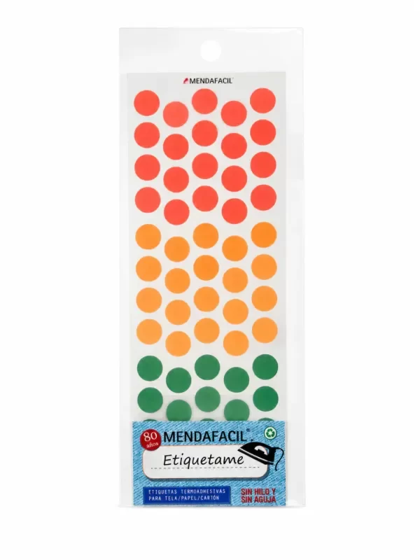 Producto - ETIQUETAS IDENTIFICADORAS MEDIAS TERMOADHESIVAS X PLANCHA - 1