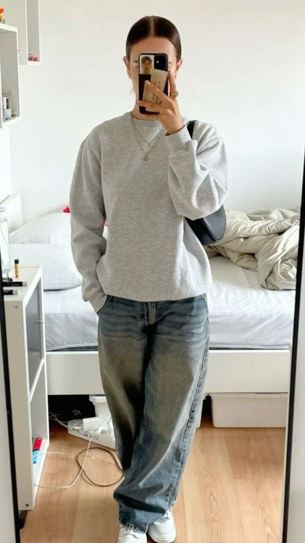 Producto - Buzo Gris liso M