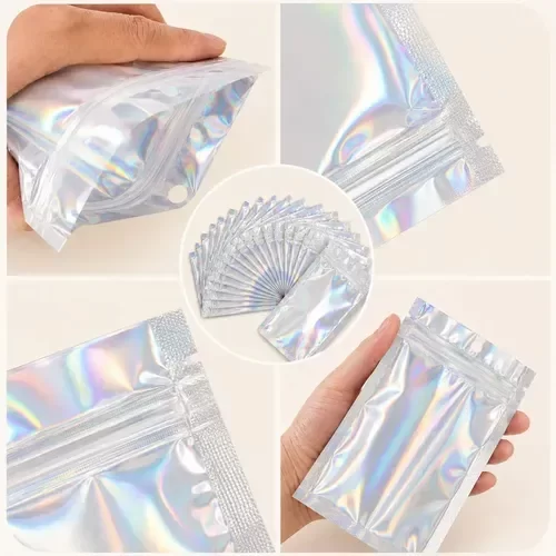 Producto - Bolsas Con Cierre Hermetico 5x10 Iridiscente x10 un