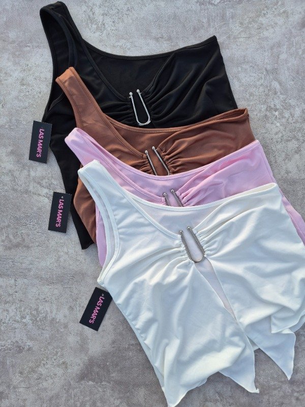 Producto - Top un hombro hebilla U