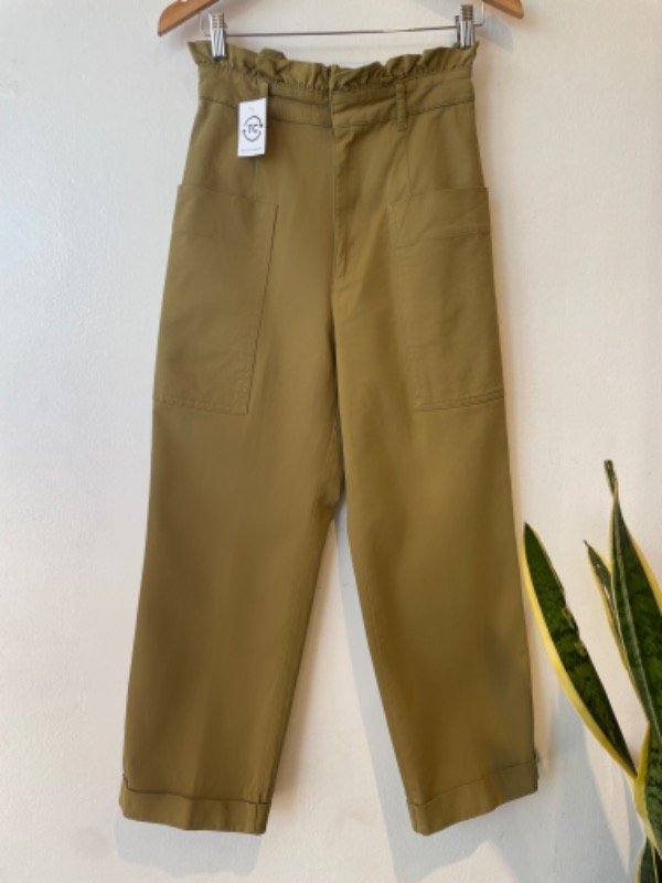 Producto - Pantalón verde Zara talle XS
