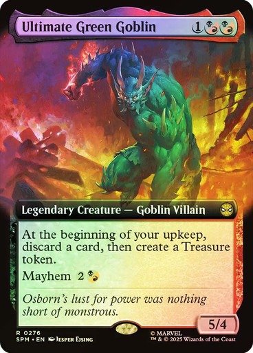 Producto - Ultimate Green Goblin (Extended Art Foil)