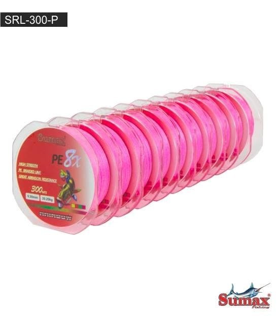 Producto - MULTIFILAMENTO SUMAX RAINBOW 8X ROSA X300 METROS