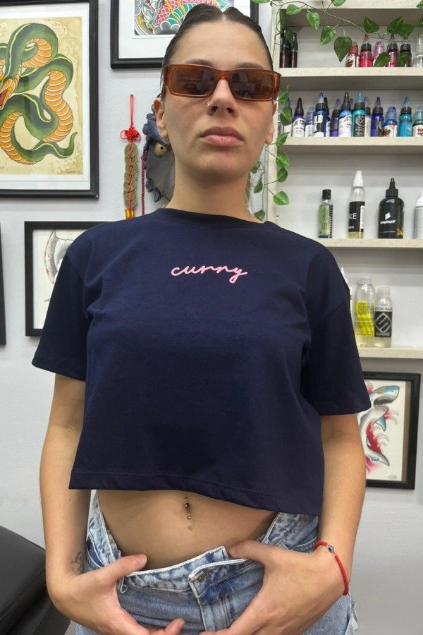 Producto - CROP TOP CURRY VIBE azul rosa