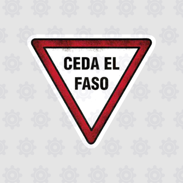 Producto - CW-070 Ceda el faso