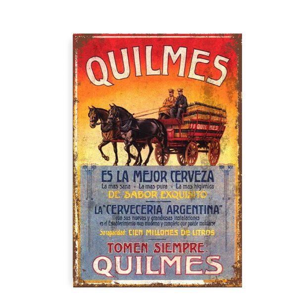 Producto - Chapa retro Quilmes (D/393)