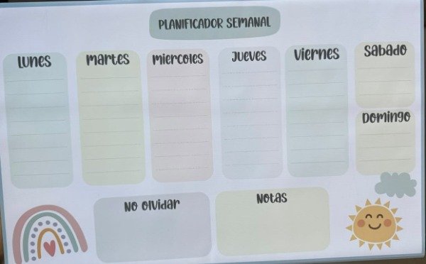 Producto - KIT CONSULTORIO Planificador semanal Monstruos  Abecedario imprenta - 1