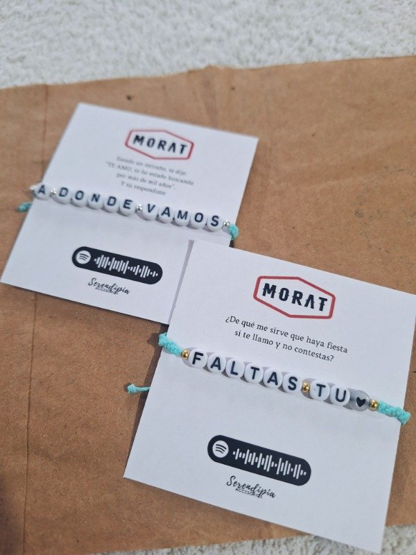 Producto - Pulsera "Faltas tú" de Morat