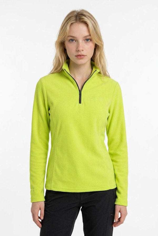 Producto - BUZO MICROPOLAR MEDIO CIERRE DAMA BILLABONG OUTSIDE VERDE LIMA