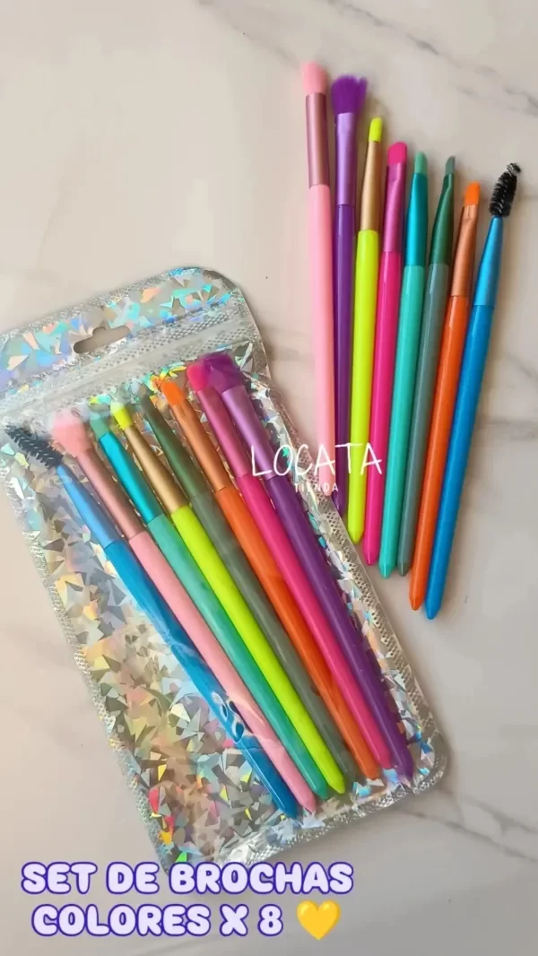 Producto - BROCHAS DE COLORES PARA OJOS