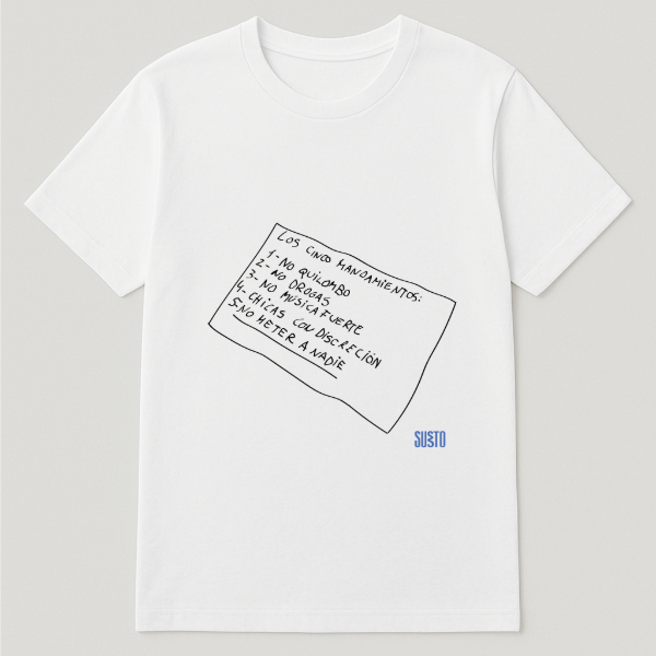 Producto - Remera 5 mandamientos Okupas - 0