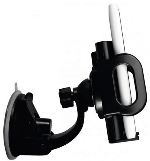Producto - Soporte p/smartphones 3.5" a 6.3" o gps -p/auto -ajustable -360 grads -ventosa