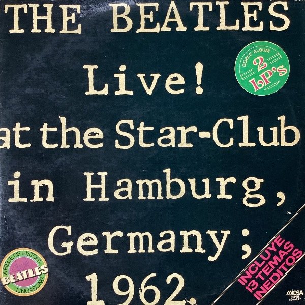 Producto - THE BEATLES Live! Hamburg 1962 (doble) USADO