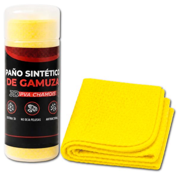 Producto - MICROFIBRA 3D PVA CHAMOIS AMARILLA EN TUBO 43X32 10013 - 0