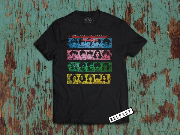 remera rolling stones some girls cut