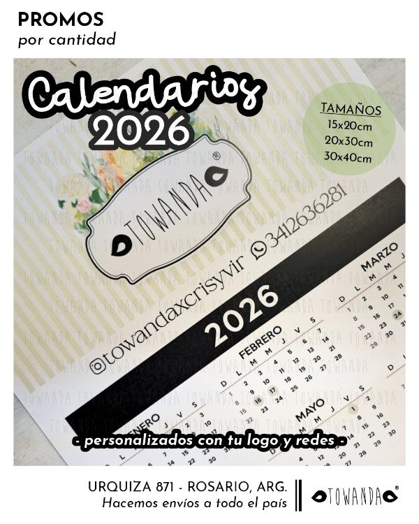 Producto - Calendario 2026