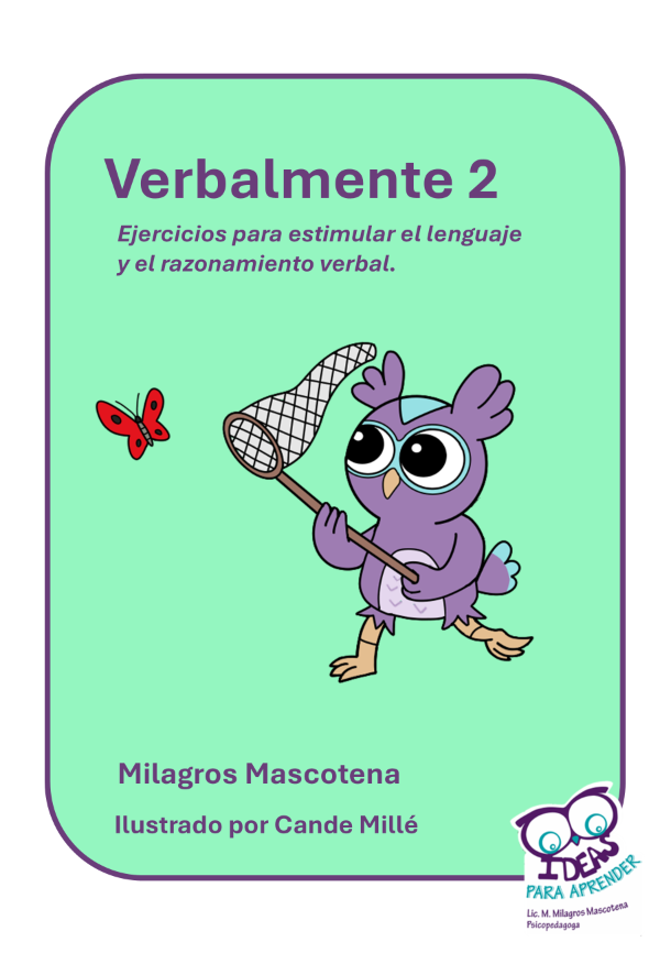 Producto - Verbalmente 2. Estimulación del lenguaje y el razonamiento verbal.