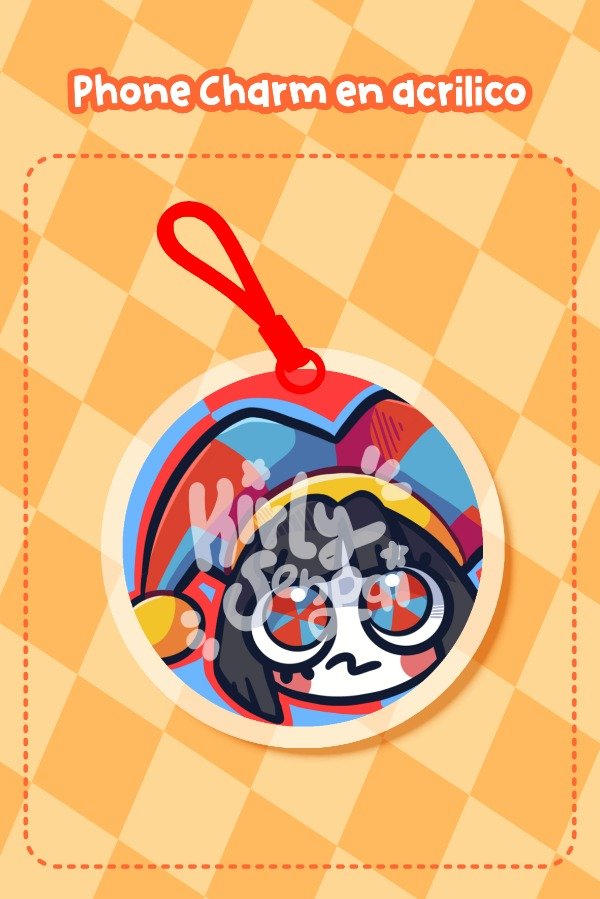 Producto - PhoneCharm Pomni de Digital Circus