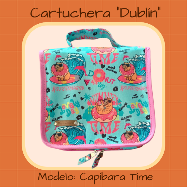 Producto - Cartuchera "Dublin" Capibara Time