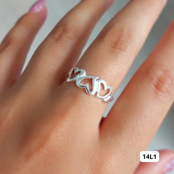 Producto - Anillo corazones calados