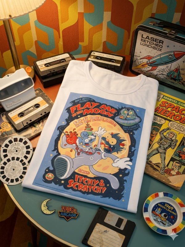 Producto - Remera Mujer Itchy y Scratchy 4