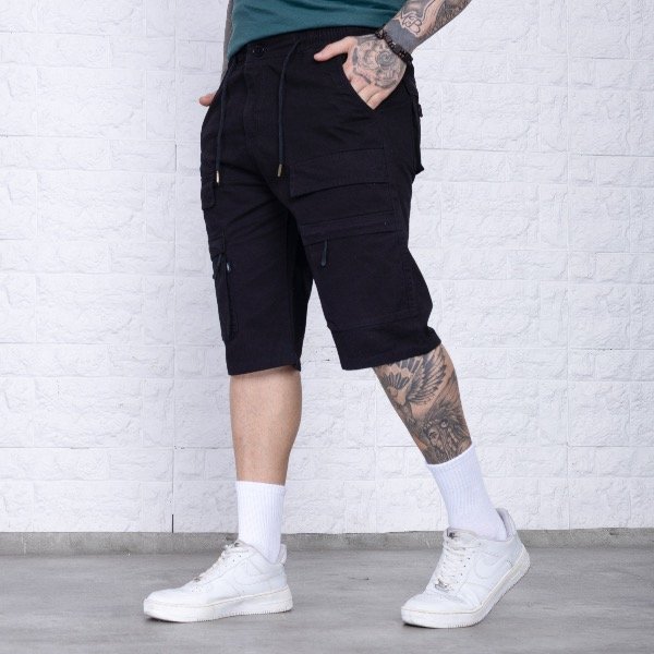 Producto - BERMUDA MULTICARGO - NEGRO