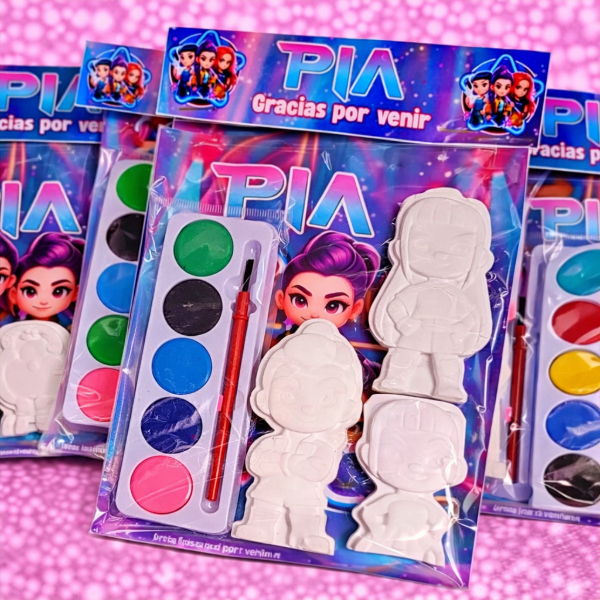 Producto - FIGURAS DE YESO X3 CON ACUARELAS