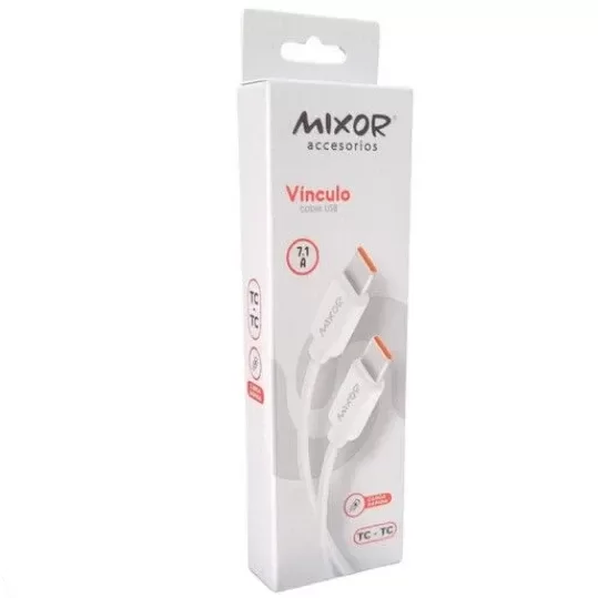 Producto - Cable USB C a USB C Mixor Vinculo 7.1A (1 metro)