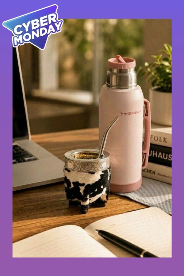 Producto - SET MATERO - IMPERIAL CON PIEL, TERMO MATEANDO Y YERBERA - 0