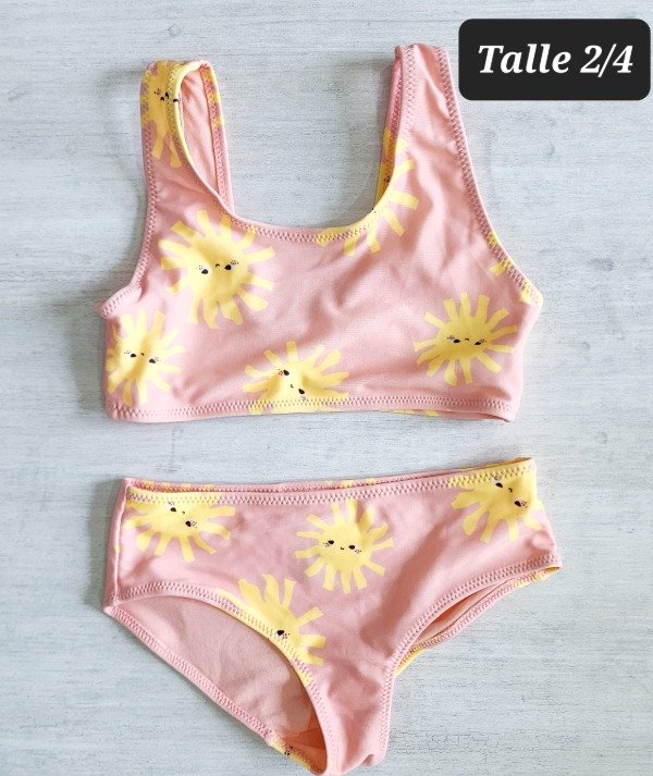 Traje de baño 2 piezas HyM talle 2/4  sol — imagen 2