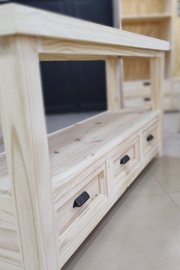 Producto - Mesa TV Abierta 3 Cajones