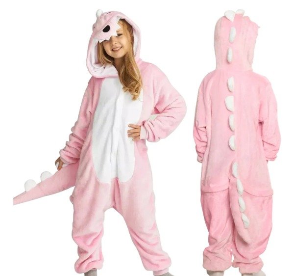 Producto - Enterito Polar Dino Importado Rosa