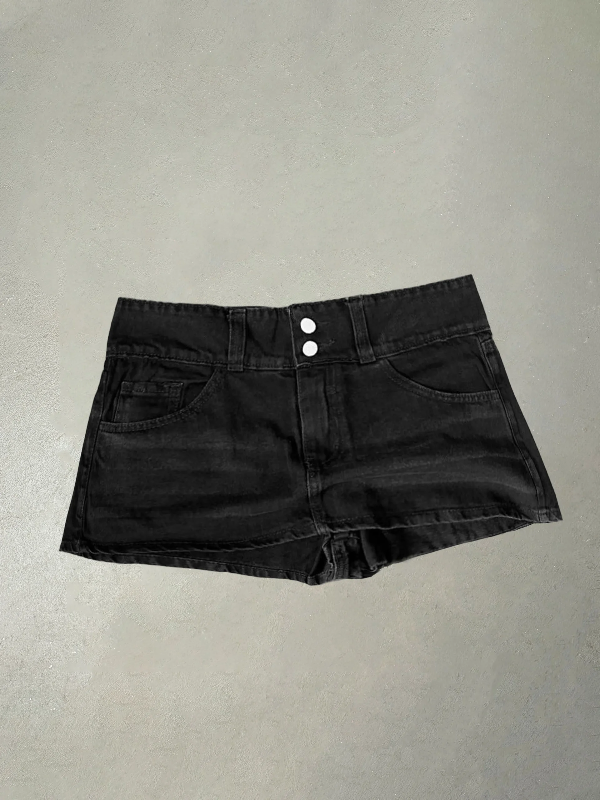 Producto - MINI SKORT BUTTONS NEGRO - 1
