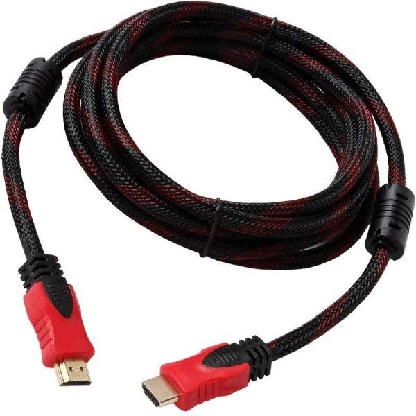 Producto - Cable HDMI 3 MTS De Alta Velocidad Mallado Trenzado Con Filtros Antinterferencia