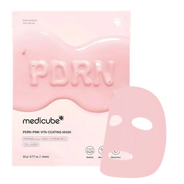 Producto - Medicube - Mascarilla Facial PDRN Pink Vita Coating - 22g