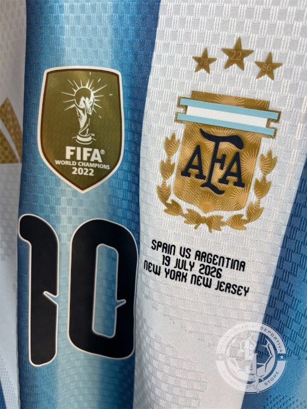 Producto - Argentina Local Versión Jugador - Final 2026 vs España 10 Messi - 0