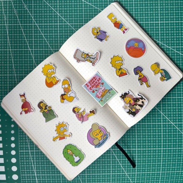 Producto - 17 stickers de Los Simpson