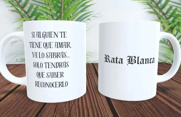 Producto - Taza - Rata Blanca frase 2