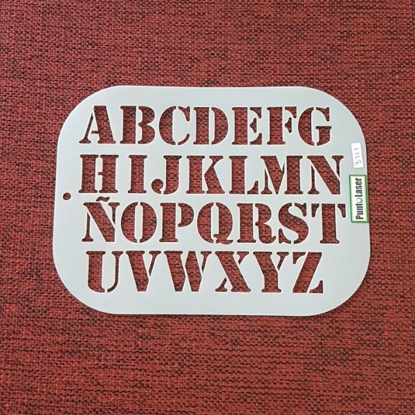 Producto - Stencil - 20 x 15 cm - Cod. 3111