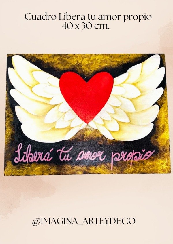 Producto - Cuadro Decorativo "Liberá tu amor propio"