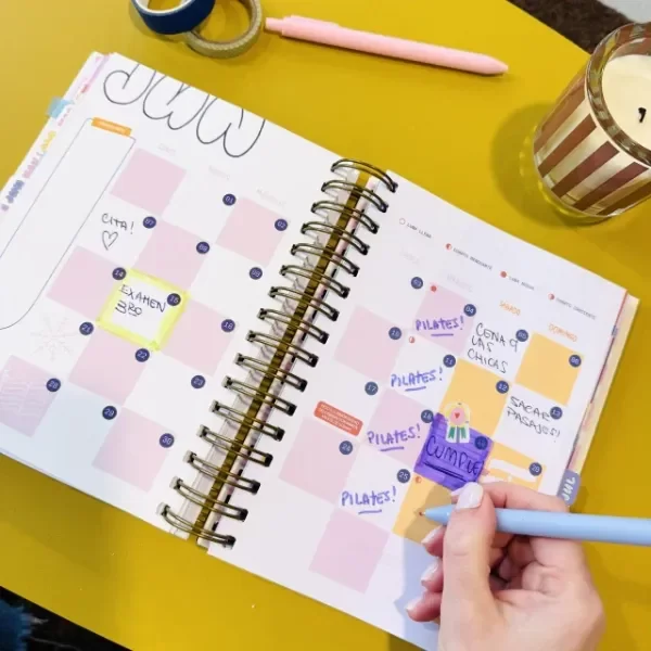 Producto - AGENDA LILAS - Semana a la vista DOCENTE - 7
