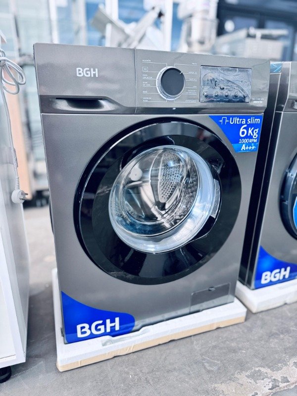 Producto - Lavarropas BGH Inverter Carga Frontal Silver 6kg