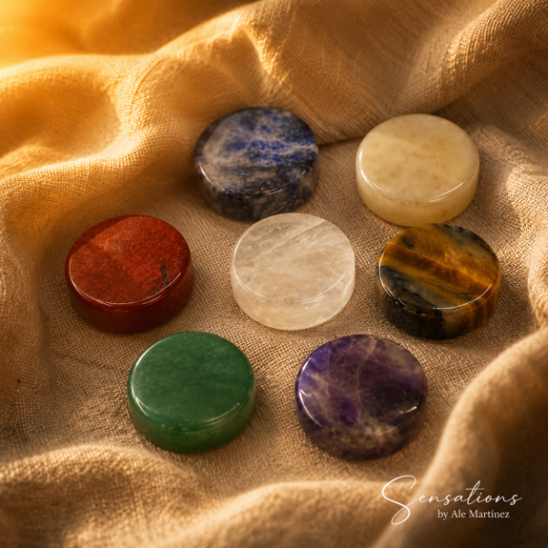 Producto - 7 Armonizadores Energéticos Circulares 7 Chakras - 1